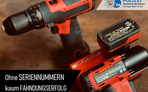 POL-EN: Sprockhövel: Werkzeug aus Transporter gestohlen- Individualnummer vorhanden ? - Foto: presseportal.de POL-EN: Sprockhövel: Werkzeug aus Transporter gestohlen- Individualnummer vorhanden ? - Foto: presseportal.de