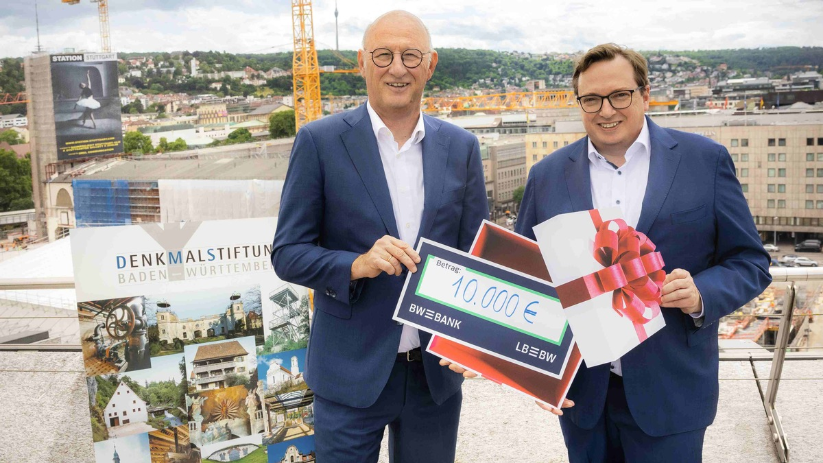 LBBW spendet 10.000 Euro an Denkmalstiftung Baden-Württemberg - Foto: presseportal.de