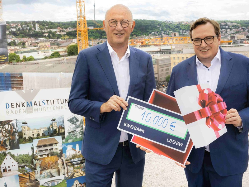 LBBW spendet 10.000 Euro an Denkmalstiftung Baden-Württemberg - Foto: presseportal.de