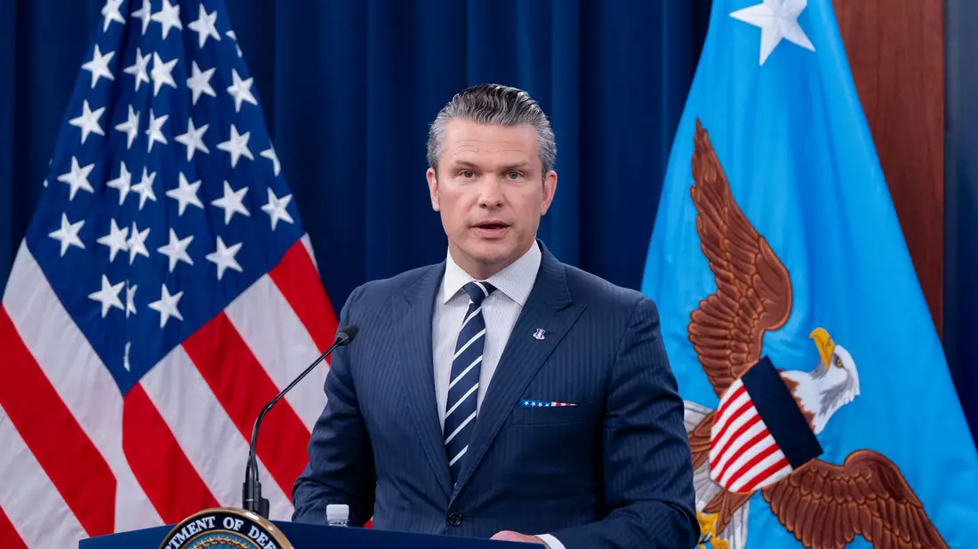 US-Verteidigungsminister Hegseth will sich in einer Pressekonferenz zum Ausmaß der Zerstörung der iranischen Atomanlagen äußern. - Bild: Alex Brandon/AP/dpa