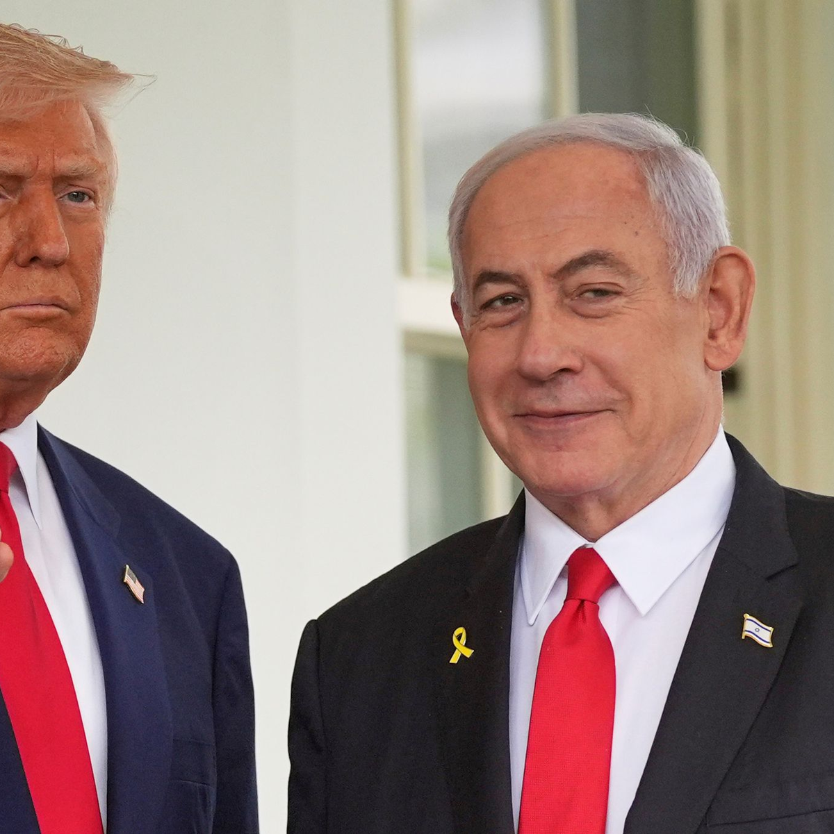 Trump kritisiert Israels Justiz wegen des Korruptionsverfahrens gegen Netanjahu. (Archivbild) - Foto: Evan Vucci/AP/dpa
