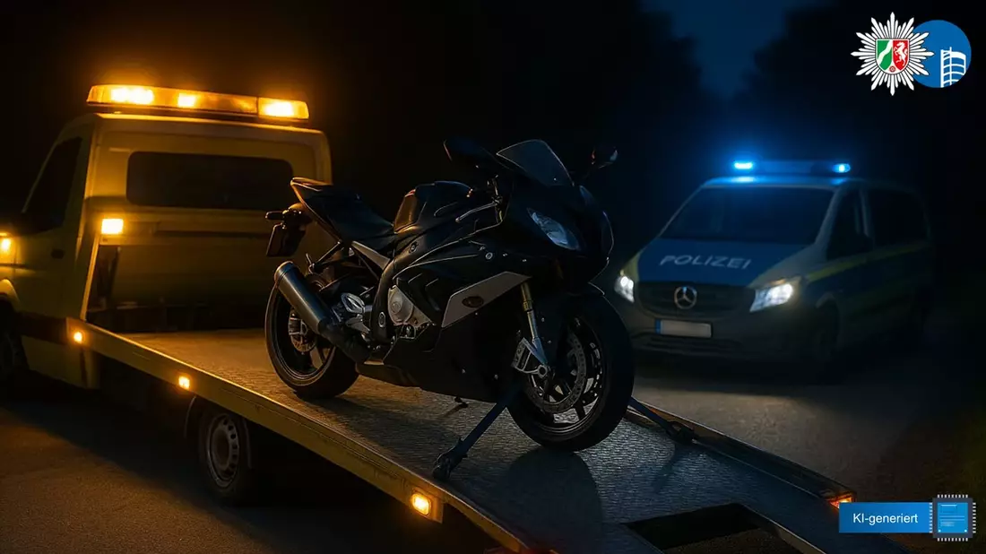 POL-OB: Verbotenes Kraftfahrzeugrennen: Motorrad sichergestellt, Ermittlungen eingeleitet - Bild: presseportal.de