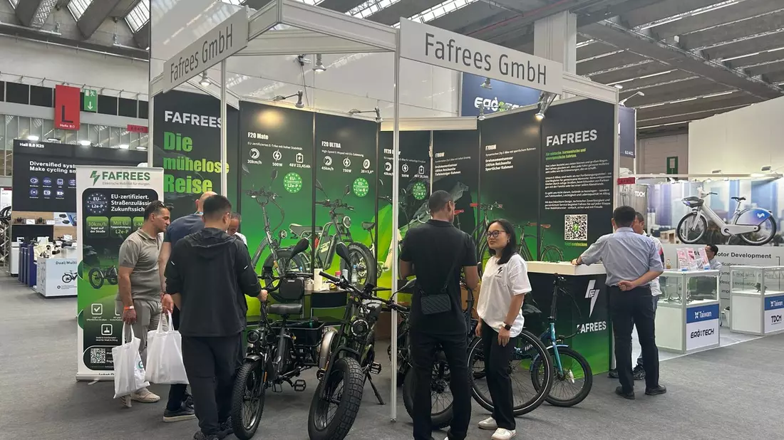 Fafrees stellt auf der Eurobike 2025 erstmals EU-zertifizierte 45 km/h E-Bikes vor - Bild: presseportal.de