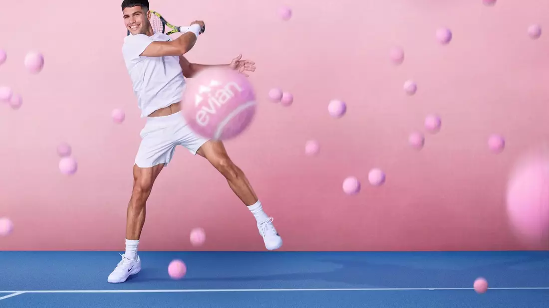 Carlos Alcaraz wird neuer evian Markenbotschafter - Bild: presseportal.de