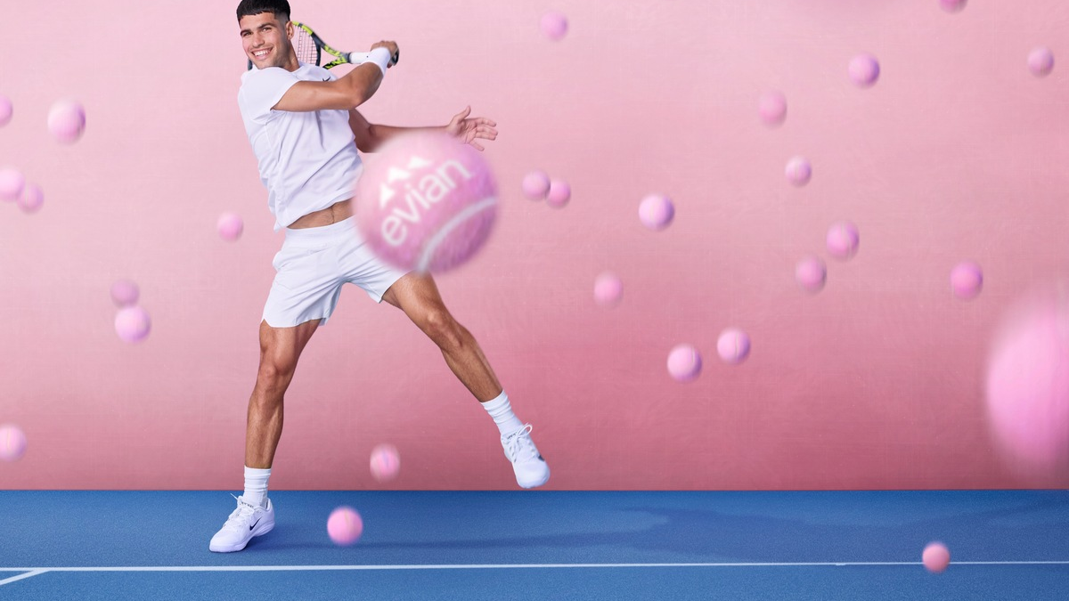 Carlos Alcaraz wird neuer evian Markenbotschafter - Foto: presseportal.de