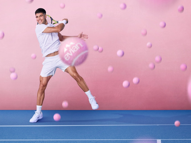 Carlos Alcaraz wird neuer evian Markenbotschafter - Foto: presseportal.de