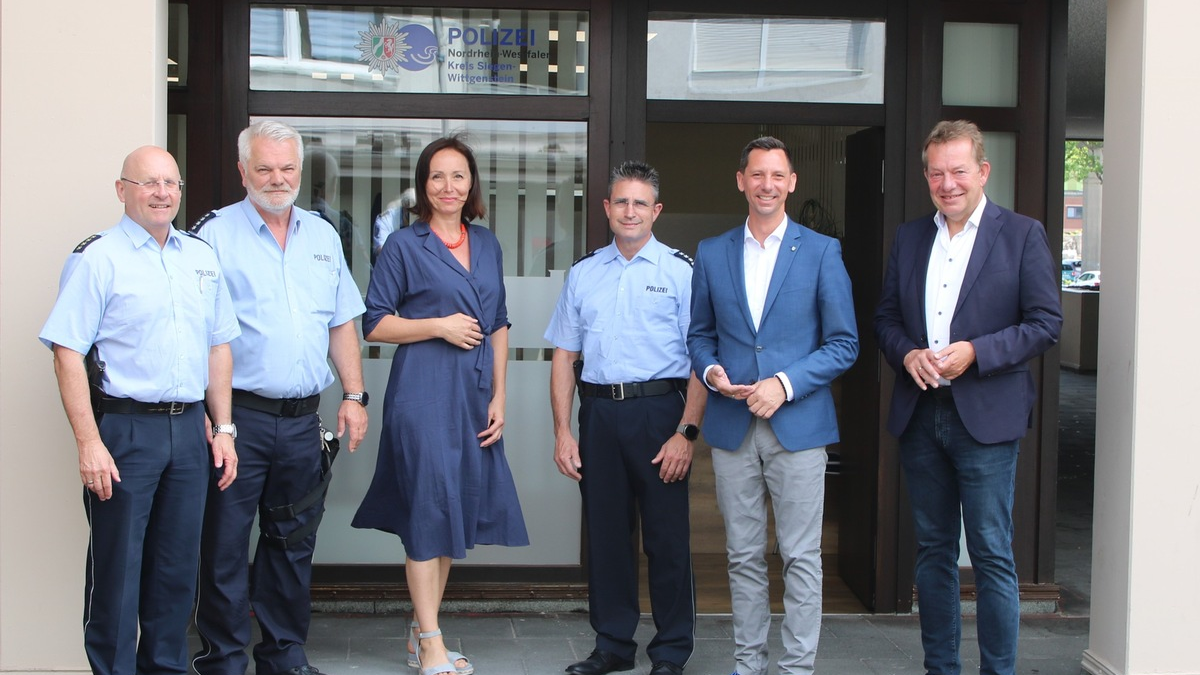 POL-SI: Moderner und besser sichtbar: Neues Zuhause für den Bezirksdienst Geisweid - #polsiwi - Foto: presseportal.de