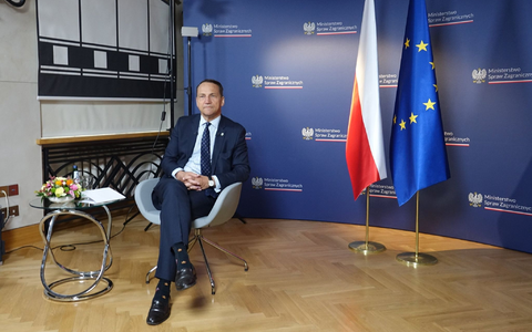 Der polnische Außenminister Sikorski ist besorgt wegen russischer Raketen in Kaliningrad. - Foto: Friedemann Kohler/dpa