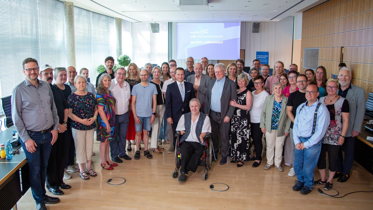MDR trifft: 13. Jahrestreffen mit Behindertenverbänden - Neuer Aktionsplan für noch mehr Inklusion und Wechsel in der Leitung der Barrierefreiheit - Foto: presseportal.de