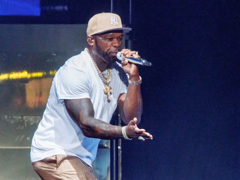 Rapper 50 Cent (Curtis Jackson) ist neben Jason Momoa in «Street Fighter» zu sehen. (Archivbild) - Foto: Markus Scholz/dpa