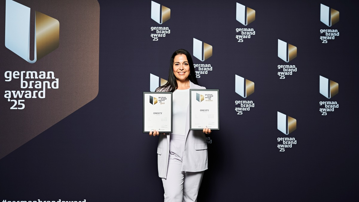 ONESTY gewinnt zwei German Brand Awards 2025 - Foto: presseportal.de
