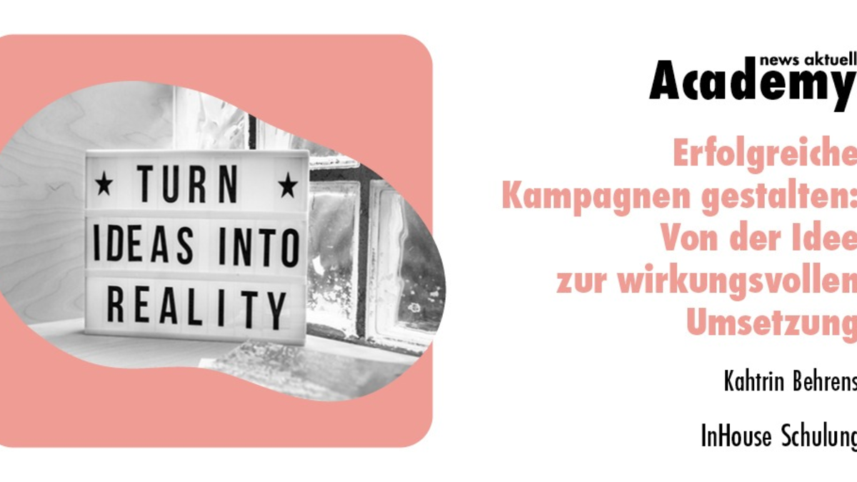 Erfolgreiche Kampagnen gestalten: Von der Idee zur wirkungsvollen Umsetzung / Eine Inhouse-Schulung der news aktuell Academy - Foto: presseportal.de