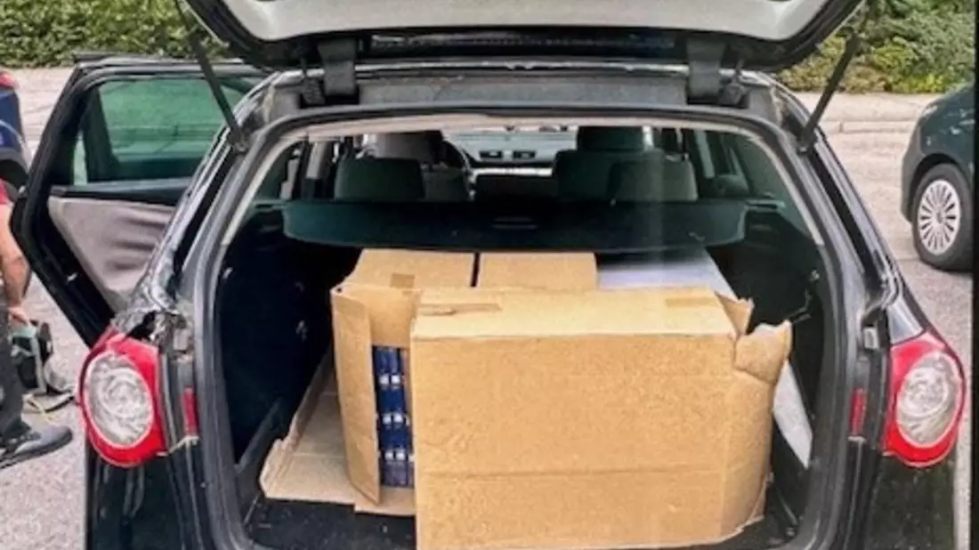 HZA-B: 68.140 Stück unversteuerte Zigaretten durch Zoll sichergestellt/ Steuerschaden von rund 14.500 Euro verhindert - Bild: presseportal.de