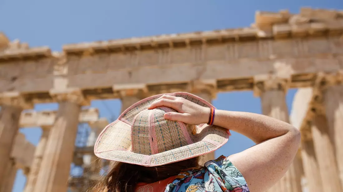 Für die nächsten Tage herrscht Gluthitze in Athen - Bild: Socrates Baltagiannis/