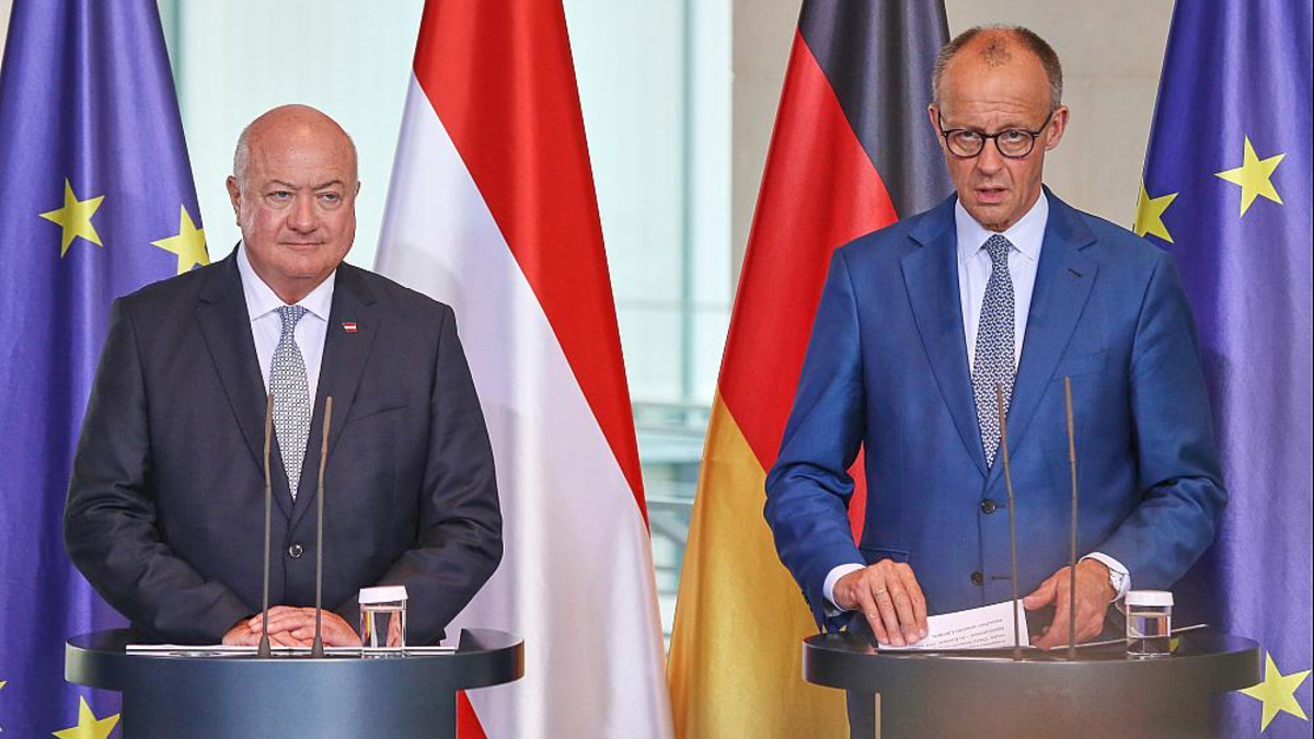 Christian Stocker und Friedrich Merz am 27.06.2025 - Foto: über dts Nachrichtenagentur