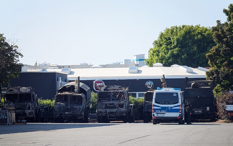 Sechs Bundeswehr-Fahrzeuge sind am Samstagabend in Erfurt in Brand geraten. (Archivbild) - Foto: Martin Wichmann/WichmannTV/dpa