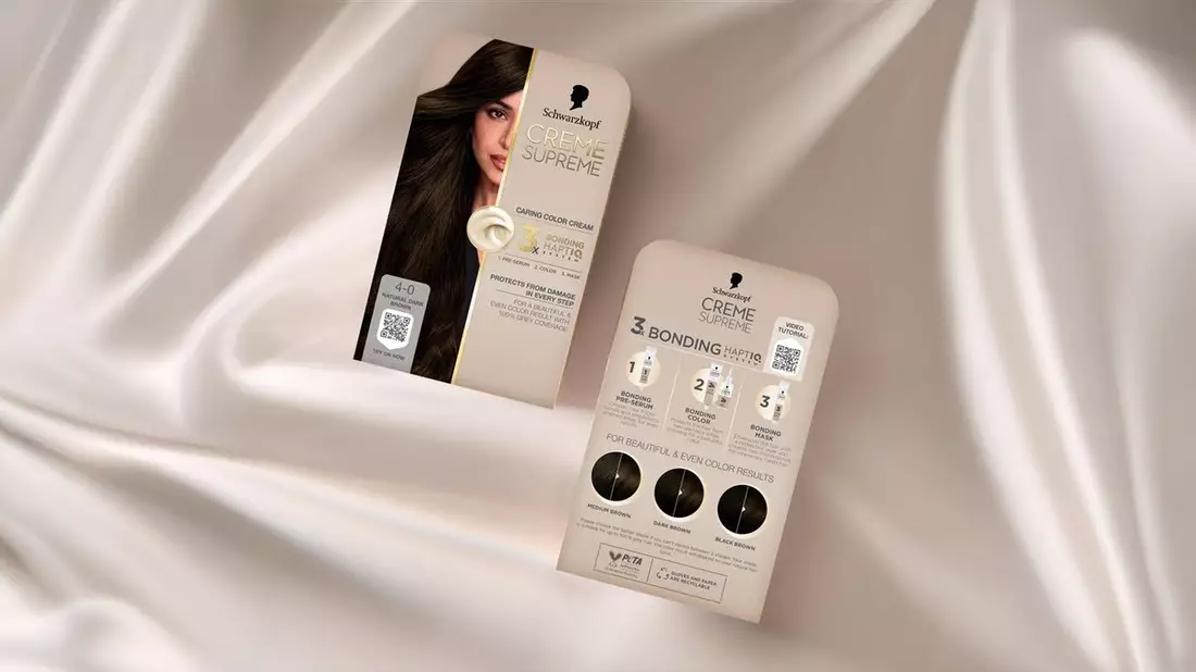 Henkel setzt bei Schwarzkopf Creme Supreme auf neues Verpackungskonzept von Smurfit Westrock - Bild: presseportal.de