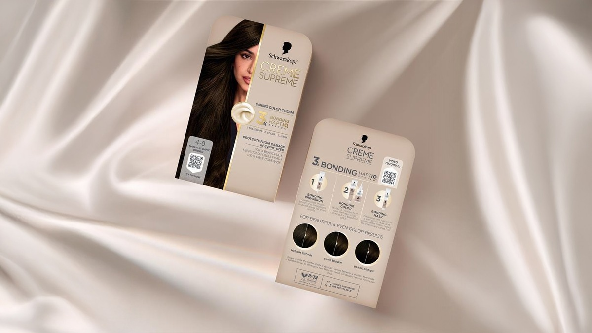 Henkel setzt bei Schwarzkopf Creme Supreme auf neues Verpackungskonzept von Smurfit Westrock - Foto: presseportal.de