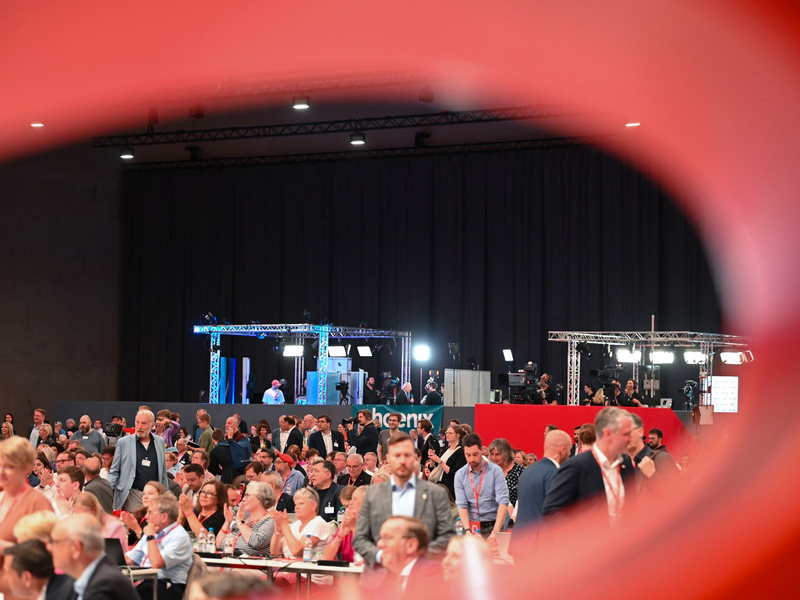 SPD-Parteitag - Foto: Katharina Kausche/dpa