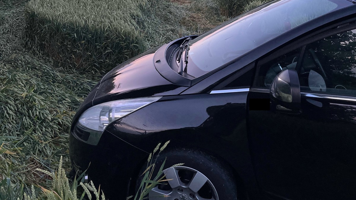 POL-MI: Fluchtversuch endet auf einem Getreidefeld - Foto: presseportal.de