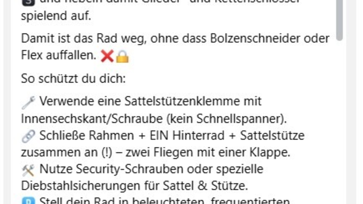 POL-GÖ: (212/2025) Fahrraddiebstähle in Göttingen: Kontrollen, Prävention bei Social Media und Infotische - Eine Zwischenbilanz - Foto: presseportal.de