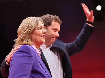 Lars Klingbeil und Bärbel Bas am 27.06.2025 - Foto: über dts Nachrichtenagentur