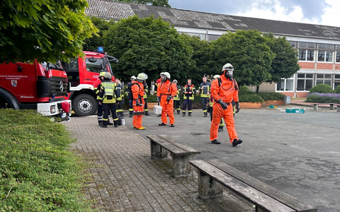 FW-ROW: Gefahrstoffeinsatz an Berufsbildender Schule in Zeven - Foto: presseportal.de