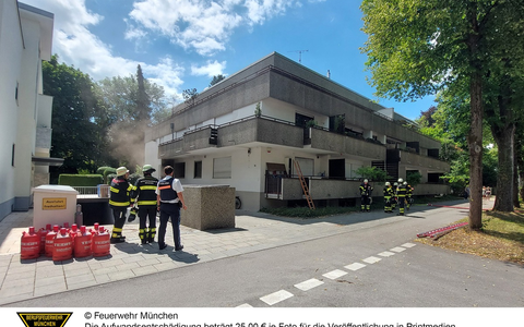FW-M: Brand in Dentallabor (Harlaching) - Foto: presseportal.de