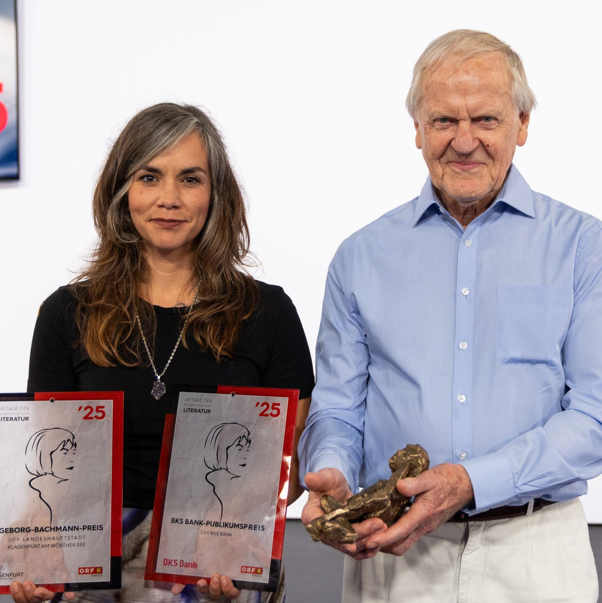 Die Preisträgerinnen und Preisträger. - Foto: Wolfgang Jannach/APA/dpa