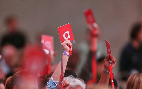 Abstimmung auf SPD-Parteitag im Juni 2025 - Foto: über dts Nachrichtenagentur