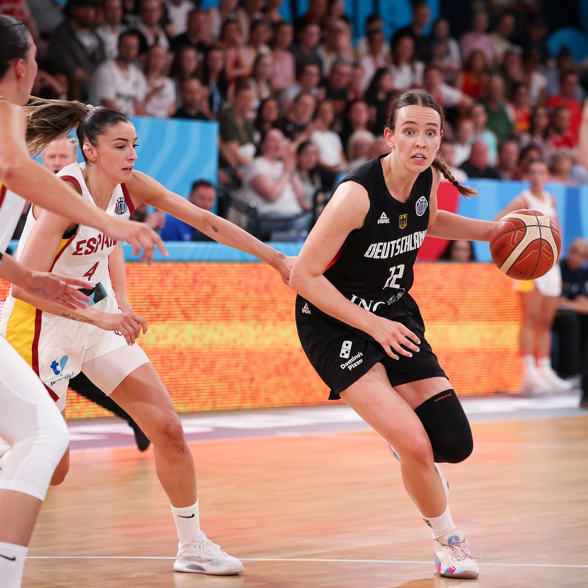 Emily Bessoir krönte eine starke EM mit einem Double Double. - Foto: Christian Charisius/dpa