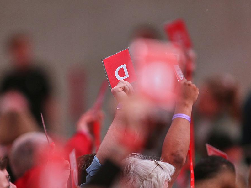 Abstimmung auf SPD-Parteitag am 28.06.2025 - Foto: über dts Nachrichtenagentur