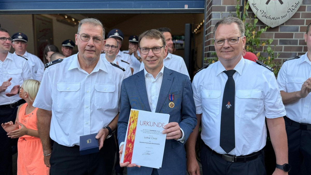 FW-WRN: Löschgruppe Langern feierte rund gelungenes Feuerwehrfest - Foto: presseportal.de