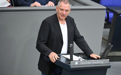 Parteichef van Aken pocht auf ein Mitspracherecht der Linksfraktion. (Archivbild) - Foto: Katharina Kausche/dpa Parteichef van Aken pocht auf ein Mitspracherecht der Linksfraktion. (Archivbild) - Foto: Katharina Kausche/dpa