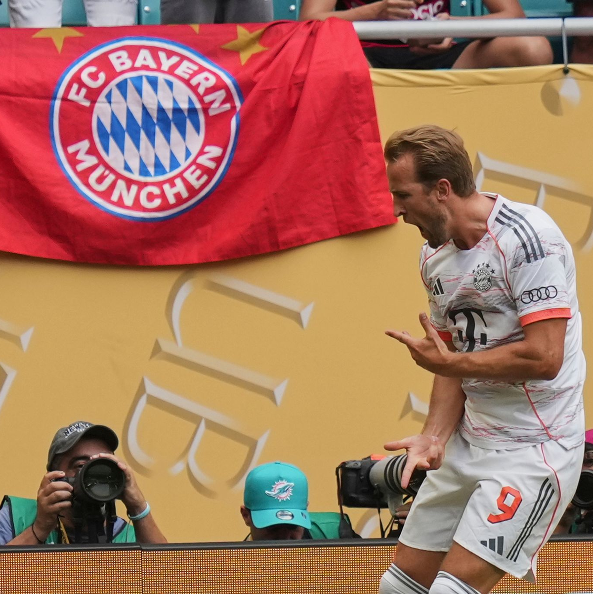 Wird Harry Kane, hier beim Torjubel gegen Flamengo im Achtelfinale, auch gegen Paris Saint-Germain zum Matchwinner?  - Foto: Lynne Sladky/AP/dpa