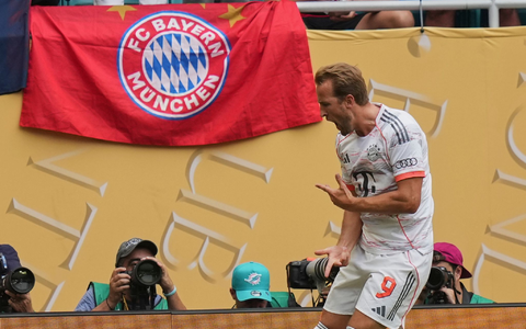 Wird Harry Kane, hier beim Torjubel gegen Flamengo im Achtelfinale, auch gegen Paris Saint-Germain zum Matchwinner?  - Foto: Lynne Sladky/AP/dpa