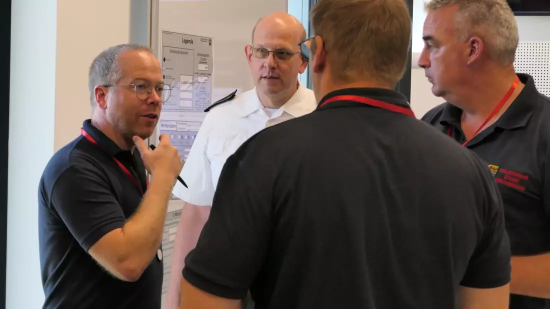 FW Mechernich: Erdbeben-Übung zur nachhaltigen Stabsarbeit - Bild: presseportal.de