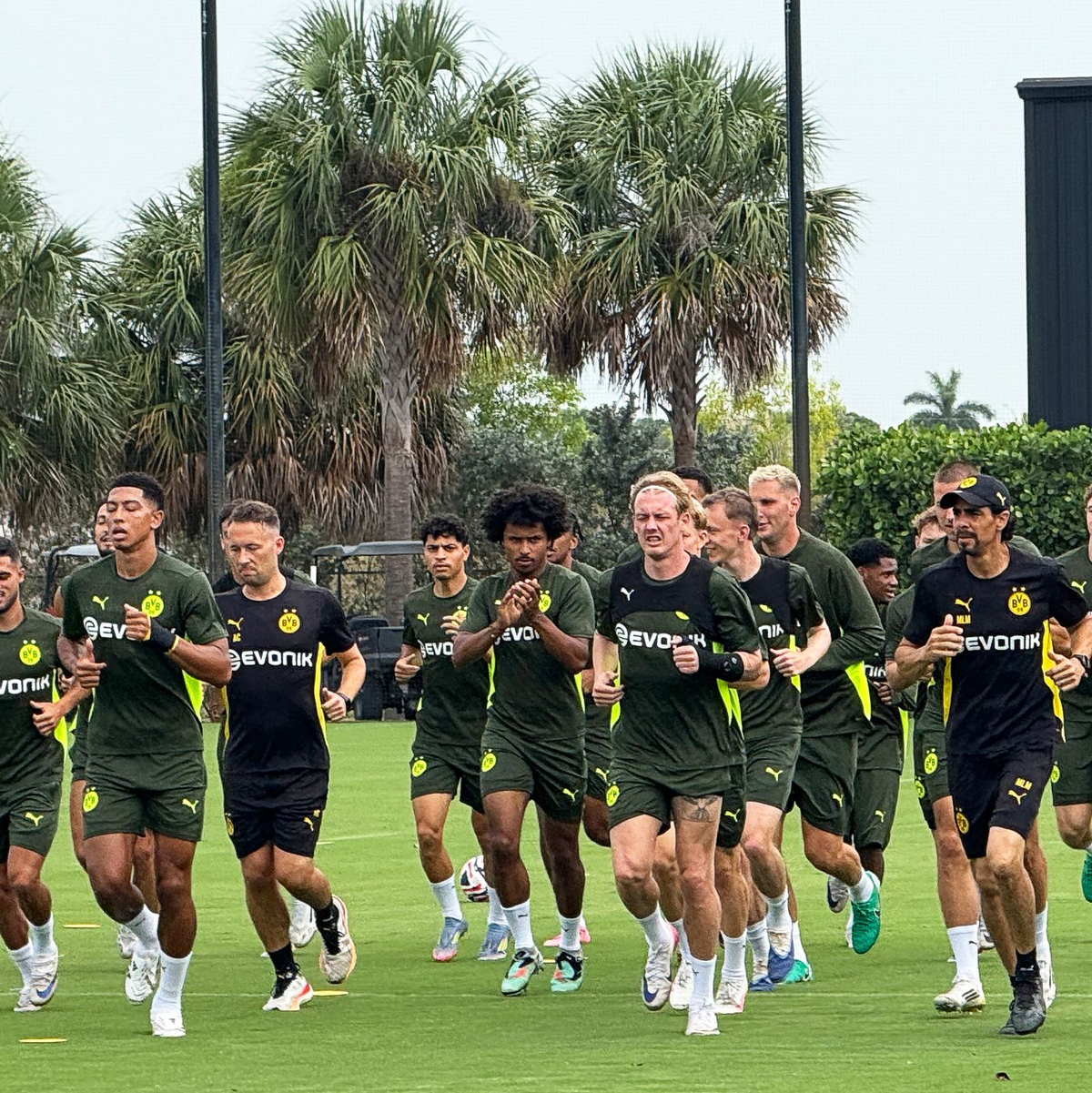 Auf das Achtelfinale bereitete sich Borussia Dortmund noch in Florida vor - Foto: Carsten Lappe/dpa
