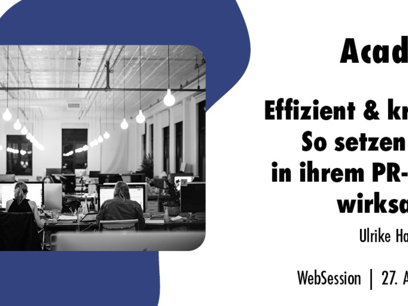 Effizient & kreativ: So setzen Sie KI in Ihrem PR-Alltag wirksam ein / Ein Webinar in der Academy von news aktuell - Foto: presseportal.de