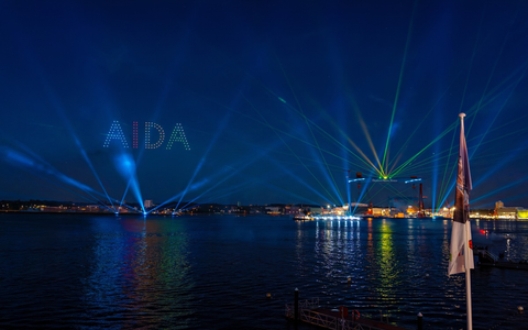 Ein leuchtender Abschied unter Sternen: AIDA Cruises krönt die Kieler Woche 2025 - Foto: presseportal.de
