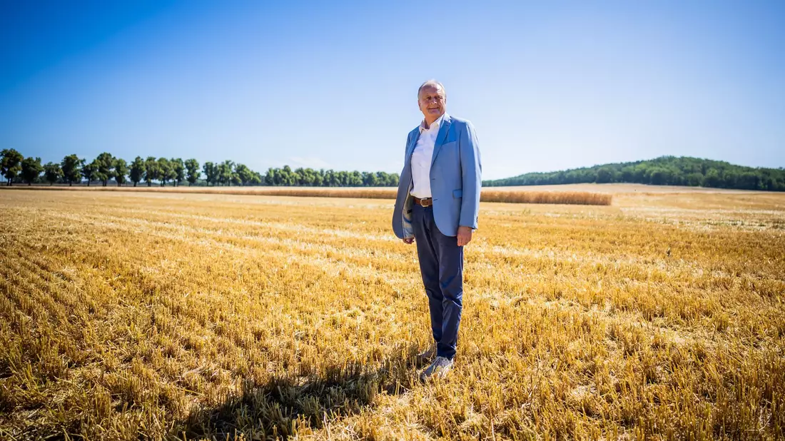 Bauernpräsident Joachim Rukwied. Das trockene Frühjahr stellte Bauern in manchen Regionen vor Probleme.  - Bild: Christoph Soeder/dpa
