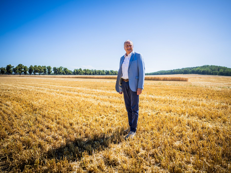 Bauernpräsident Joachim Rukwied. Das trockene Frühjahr stellte Bauern in manchen Regionen vor Probleme.  - Foto: Christoph Soeder/dpa