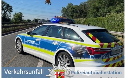 POL-PDNW: Polizeiautobahnstation Ruchheim - Eine schwerverletzte Person nach Verkehrsunfall auf der A 61 - Foto: presseportal.de POL-PDNW: Polizeiautobahnstation Ruchheim - Eine schwerverletzte Person nach Verkehrsunfall auf der A 61 - Foto: presseportal.de