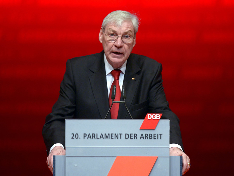 Ex-DGB-Chef Michael Sommer ist tot. (Archivbild) - Foto: picture alliance / dpa