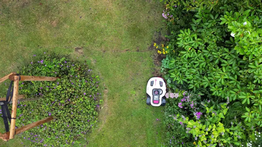 Naturschützer warnen davor, dass Mähroboter eine Gefahr sein können - vor allem für nachtaktive Tiere. (Symbolbild) - Bild: Sascha Thelen/dpa