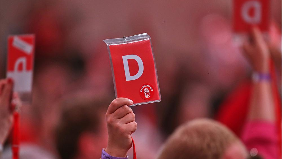 Abstimmung auf SPD-Parteitag am 28.06.2025 - Foto: über dts Nachrichtenagentur