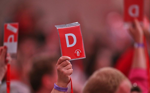 Abstimmung auf SPD-Parteitag am 28.06.2025 - Foto: über dts Nachrichtenagentur