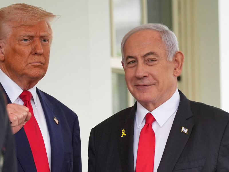 US-Präsident Trump empfängt nächste Woche erneut Israels Premier Netanjahu. (Archivbild) - Foto: Evan Vucci/AP/dpa