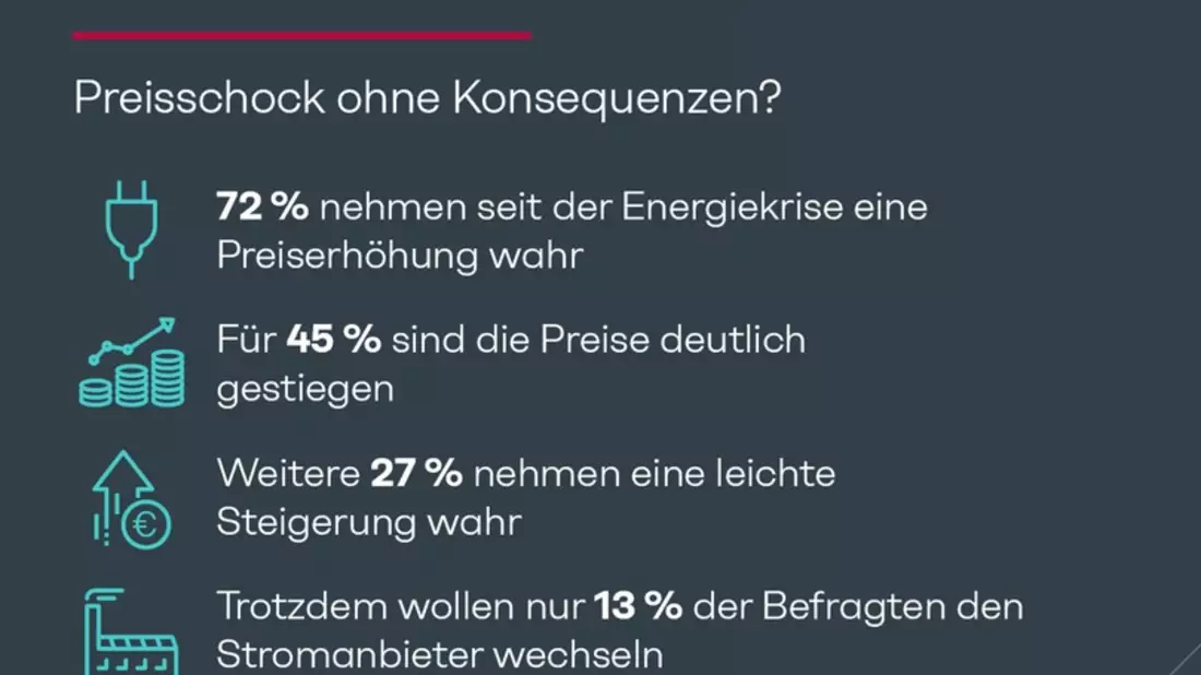 Energie-Studie: Preisschock - Großteil der Menschen in Österreich sieht sich seit der Energiekrise mit Preiserhöhungen konfrontiert - Bild: presseportal.de