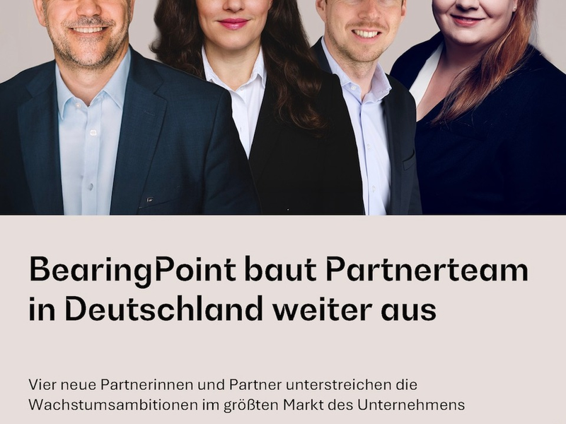 BearingPoint baut Partnerteam in Deutschland weiter aus - Foto: presseportal.de